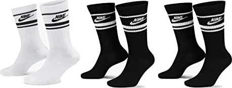 Nike Dri-FIT Everyday Essential Socken schwarz/weiß, 3 Paare