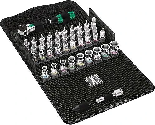Wera 8100 SA Zyklop Speed All-in Bitset/Steckschlüsselsatz inkl. Tasche, 42-tlg.