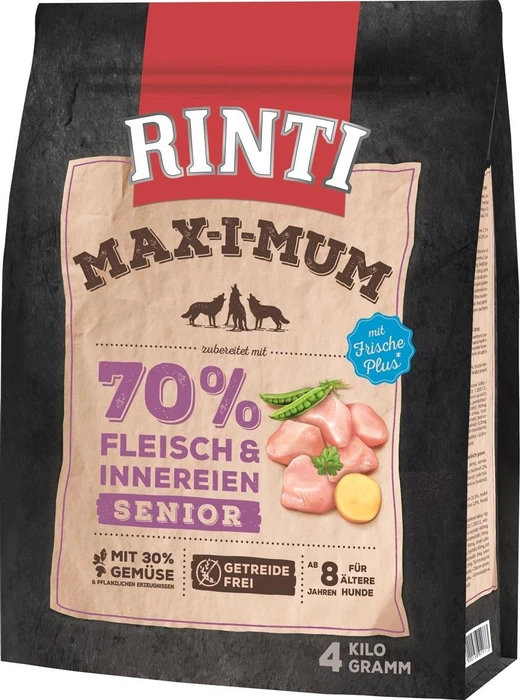 Finnern Rinti Max-I-Mum, Fleisch und Innereien, Senior, 4kg