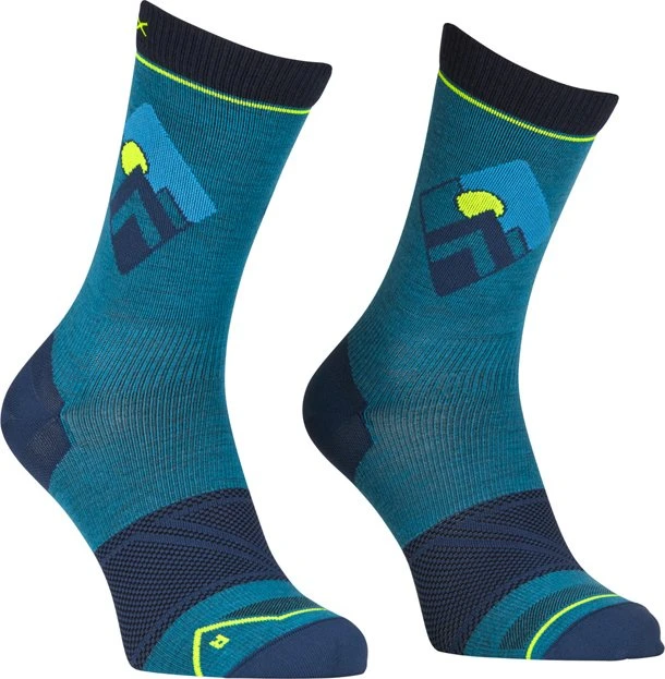 Ortovox Alpine Light Comp Mid Socken mountain blue (Herren)