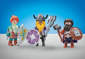 playmobil Knights Drei Zwergenkämpfer