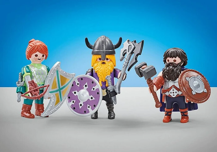 playmobil Knights Drei Zwergenkämpfer