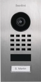 DoorBird D1101V IP Video-Türsprechanlage, Edelstahl V4A, gebürstet, inkl. Unterputzgehäuse