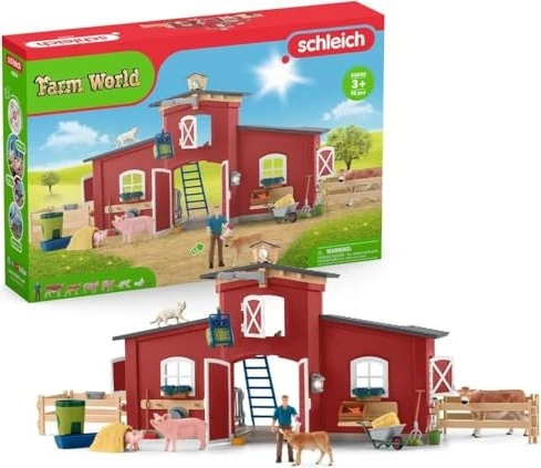 Schleich Farm World - Große Farm mit Tieren und Zubehör