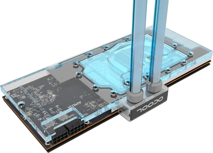 Alphacool Eisblock GPX-A Acryl Light AMD Radeon VII mit Backplate
