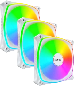 Montech RX120 PRO, weiß, 120mm, 3er-Pack