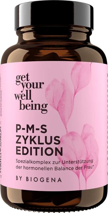 get your wellbeing by Biogena P-M-S Zyklus Edition Kapseln, 60 Stück