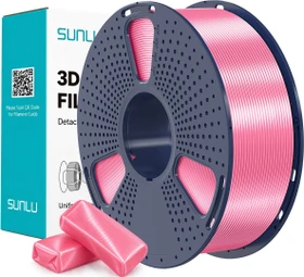 Sunlu Silk PLA+, rosa, Spule, 1.75mm, 1.00kg