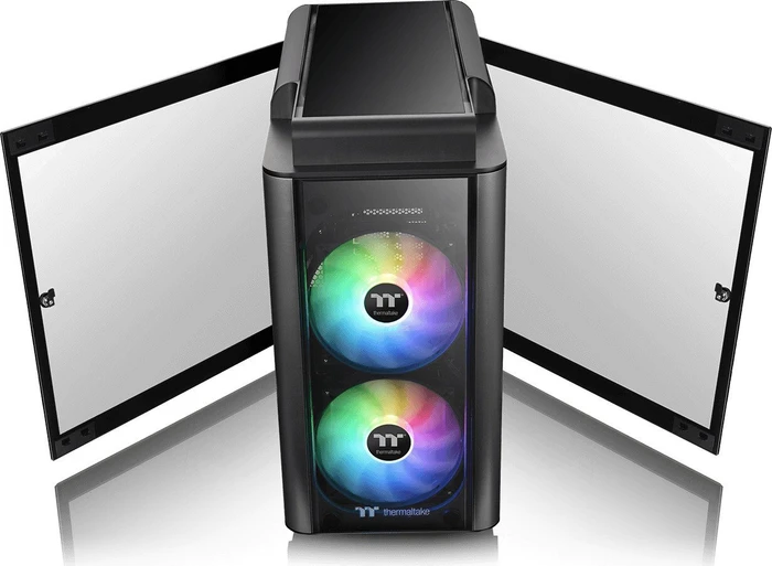 Thermaltake Level 20 GT ARGB Black Edition, schwarz, Glasfenster