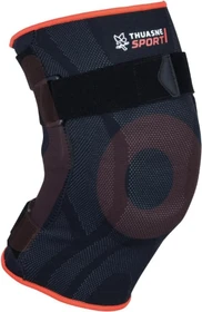 Thuasne Verstärkte Kniebandage Größe S schwarz/orange, 1 Stück