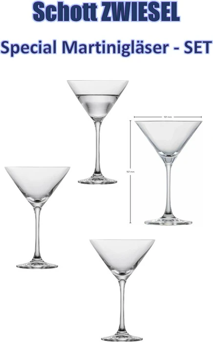 Schott Zwiesel Bar Special Martiniglas, 4 Stück