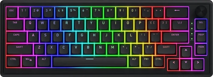 Hator Skyfall 65 Wired, schwarz, LEDs RGB, Aurum Sterling, USB, US
