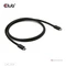 Club 3D Thunderbolt 5 Kabel, 240W, schwarz, 1m (verschiedene Markenbezeichnungen) Vorschaubild