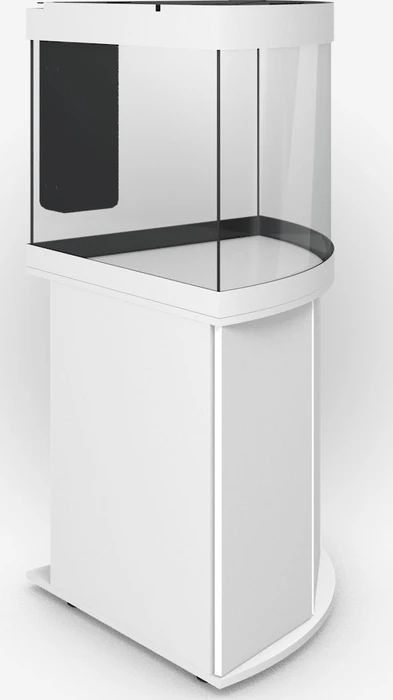 Juwel Trigon 190 LED Aquarium-Set mit Unterschrank, weiß/weiß, 190l
