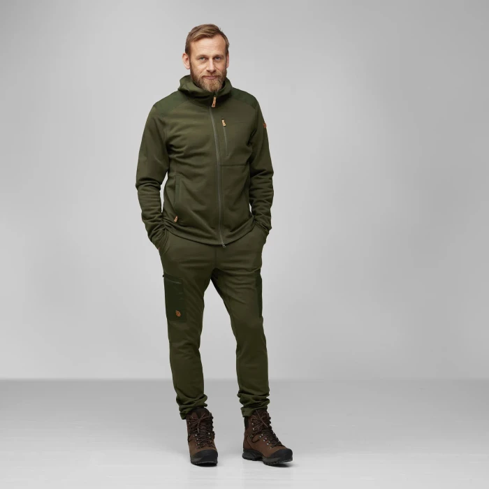 Fjällräven Keb Fleece Hose lang deep forest (Herren)
