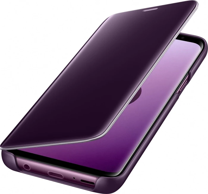 Samsung Clear View Standing Cover für Galaxy S9 violett