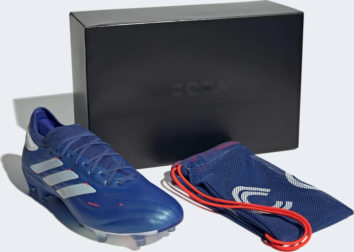 adidas Copa Pure II+ FG lucid blue/cloud white/solar red (Herren)