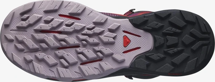 Salomon OUTpulse Mid GTX grape wine/vanilla ice/poppy red (Damen)