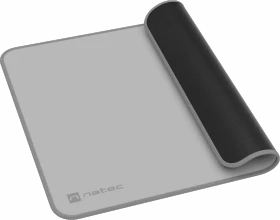 Natec Colors Series Mouse Pad Stony Grey, 300x250mm, grau