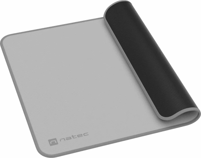 Natec Colors Series Mouse Pad Stony Grey, 300x250mm, grau