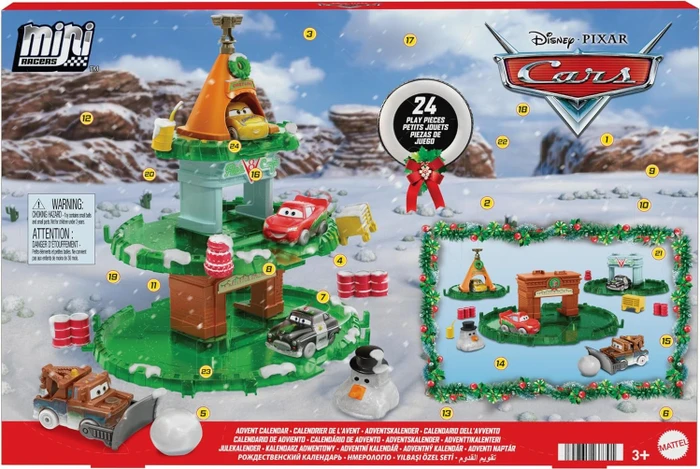 Mattel Disney Pixar Cars Mini Racers Adventskalender 2024