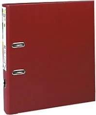 Exacompta Maxi Prem'Touch Ordner 2-Ring, 50mm, A4, bordeaux, 10er-Pack (53104E#10)