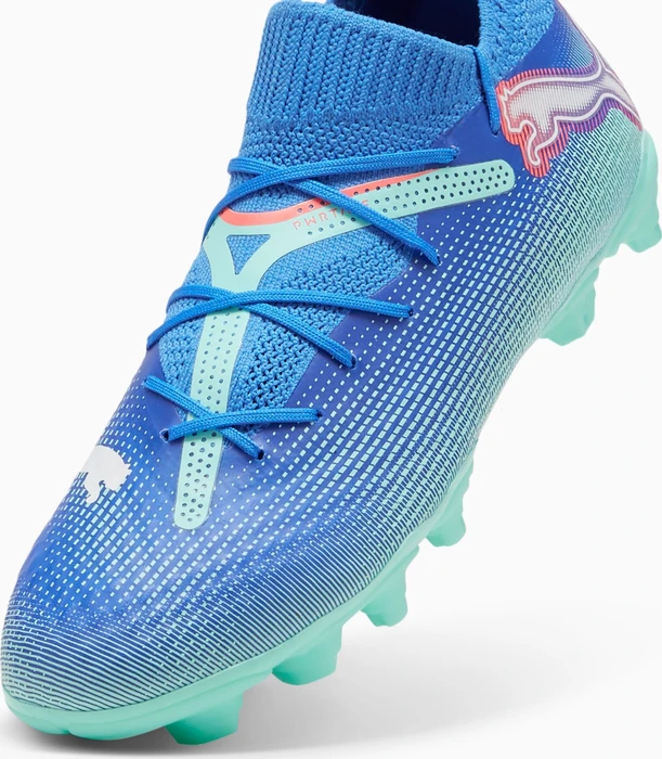 Puma Future 7 Pro FG/AG bluemazing/puma white/electric peppermint (Junior)