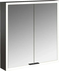 Emco Prime Facelift LED-Lichtspiegelschrank 60cm, 2 Türen, Aufputzmodell