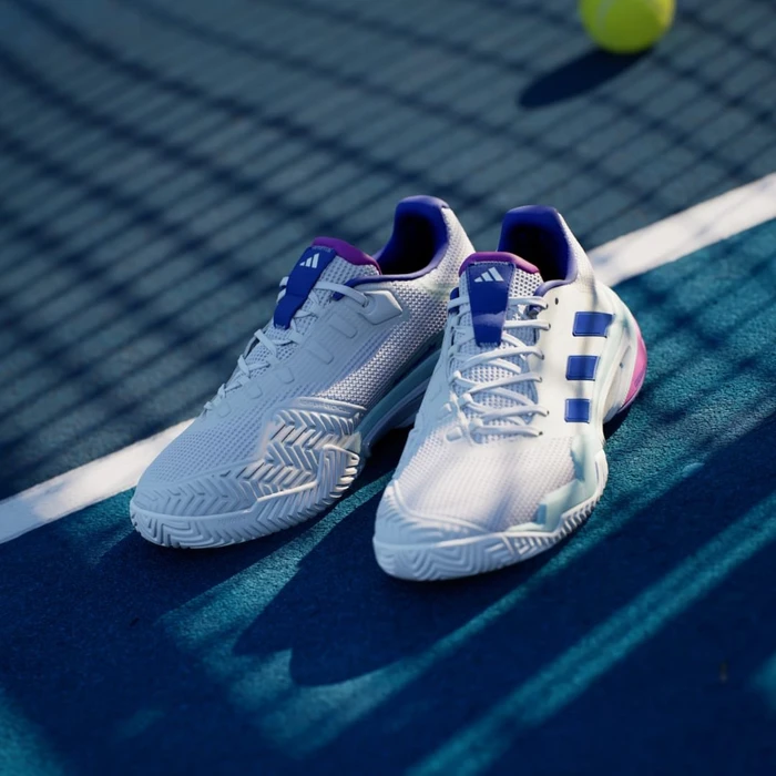 adidas Barricade 13 cloud white/lucid blue/semi flash aqua (Herren)