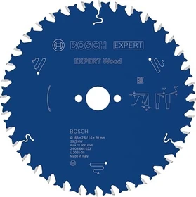 Bosch Professional Expert for Wood Kreissägeblatt 36Z, 165x1.6x20mm, 1 Stück