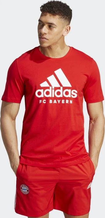 adidas FC Bayern München DNA Graphic T-Shirt kurzarm rot (Herren)