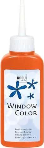 Kreul Window Color Glasmalfarbe, orange, 80ml