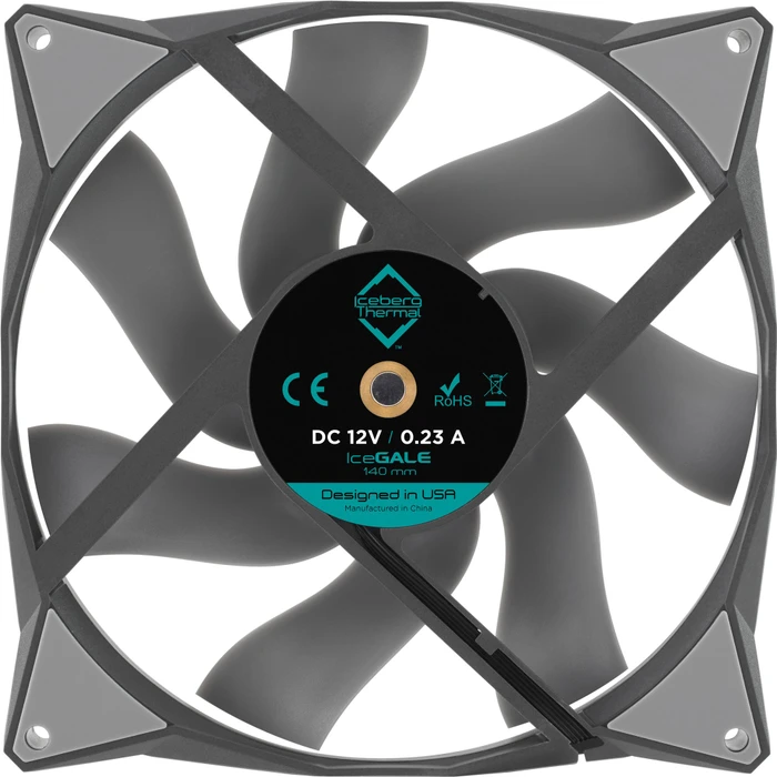 Iceberg Thermal IceGALE, Gray, 140mm
