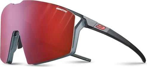 Julbo Edge Reactiv 0-3 High Contrast schwarz-durchscheinend-orange/rot