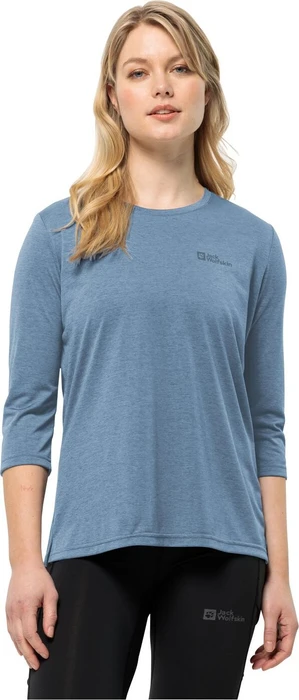 Jack Wolfskin Crosstrail Funktionsshirt 3/4 elemental blue (Damen)