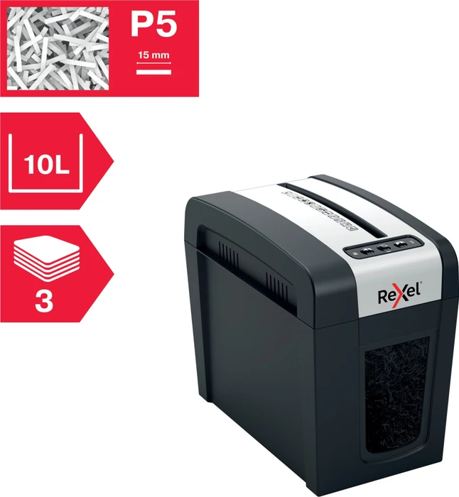 Rexel Secure MC3-SL Slimline Whisper-Shred, 2x15mm