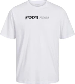 Jack & Jones Logo T-Shirt kurzarm weiß (Herren)