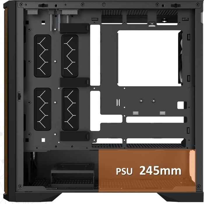 Raijintek Agos Max MS4 White, Glasfenster
