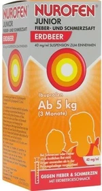 Nurofen Junior Fieber- und Schmerzsaft Erdbeer 40mg/ml, 150ml
