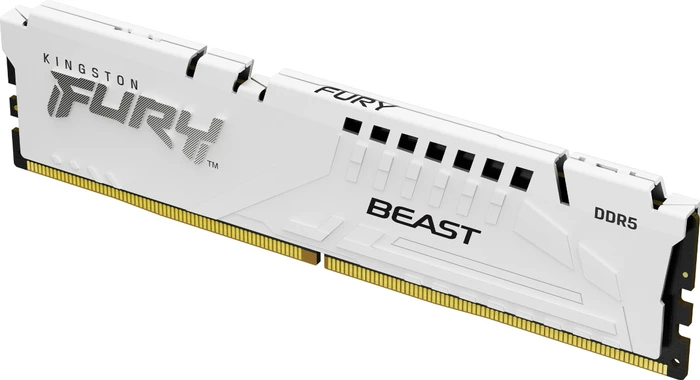 Kingston FURY Beast weiß UDIMM 32GB, DDR5-6400, CL32-39-39, 2RX8
