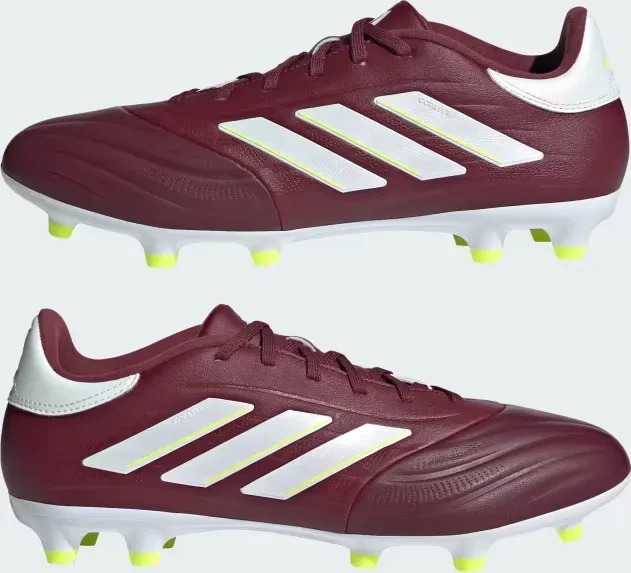 adidas Copa Pure II League FG shadow red/cloud white/team solar yellow 2