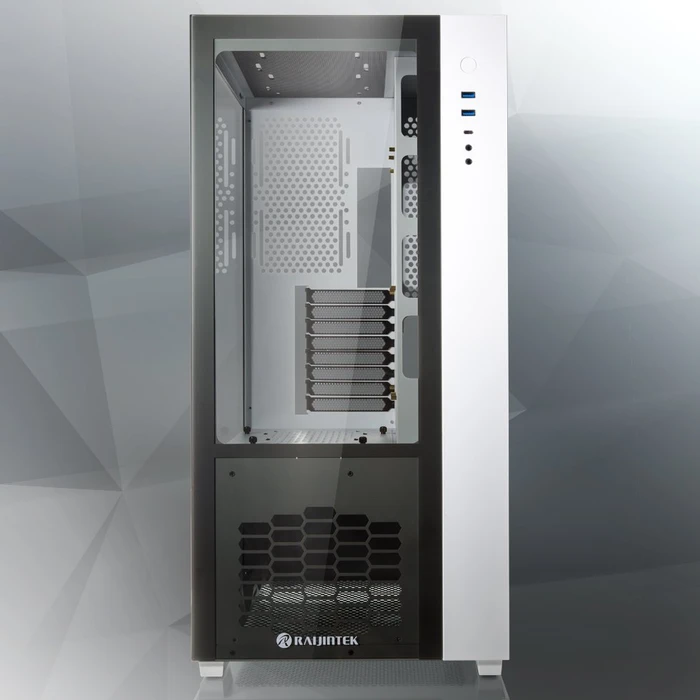 Raijintek Paean Premium, weiß, Glasfenster