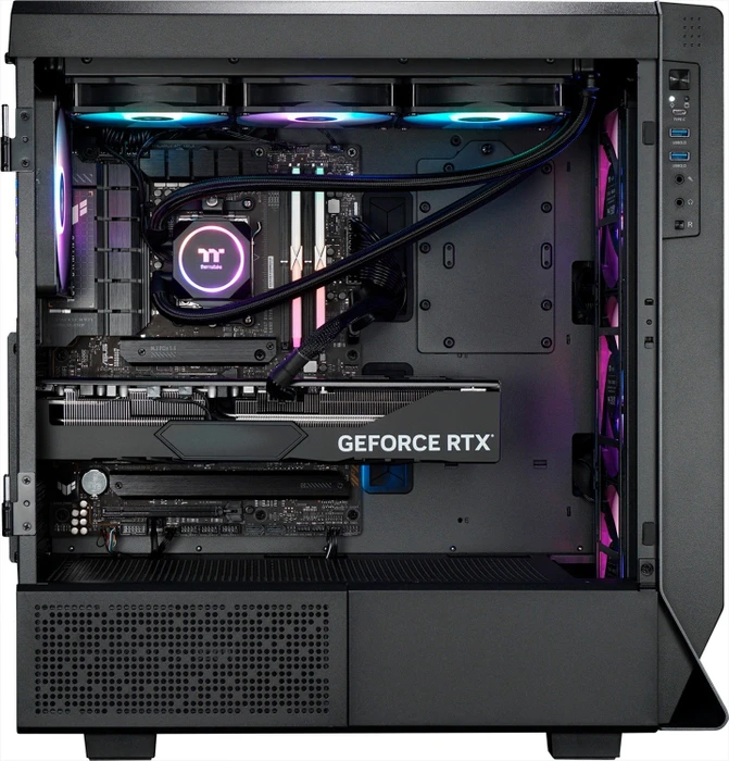 Thermaltake Neired, schwarz, Ryzen 7 7700X, 32GB RAM, 2TB SSD, GeForce RTX 4080