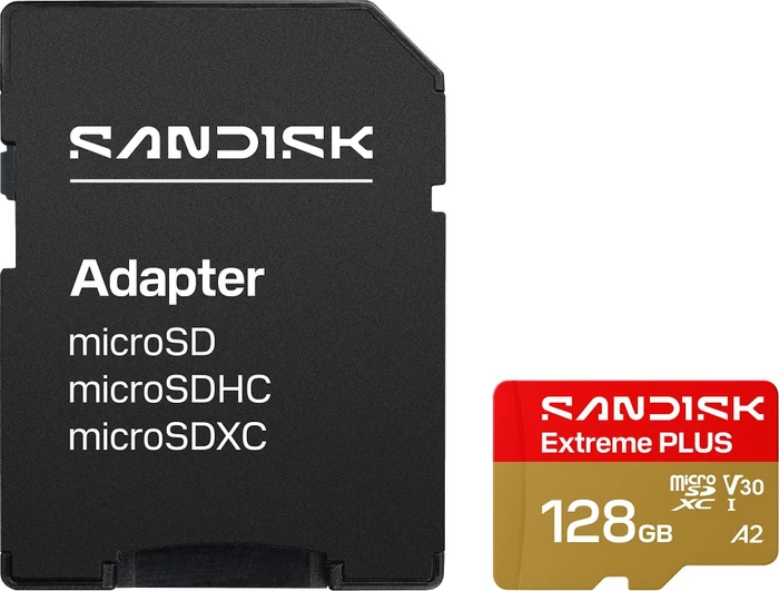 SanDisk Extreme PLUS R250/W120 128GB Kit, UHS-I, A2, Class 10