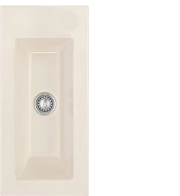 systemceram Mera 24 Einbau Becken mittig magnolie