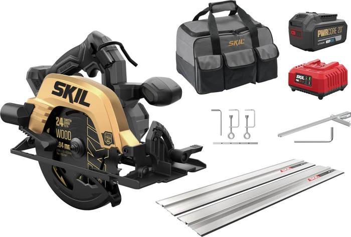 Skil 3575 DB Akku-Handkreissäge inkl. Tasche + Akku 4.0Ah + Zubehör