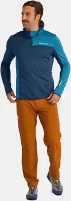 Ortovox Fleece Light Grid ZN Hoody Funktionsjacke deep ocean (Herren)