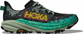 Hoka Speedgoat 6 black/aloe vera (Damen)