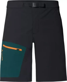 Vaude Badile Hose kurz baltic schwarz/grün (Herren)
