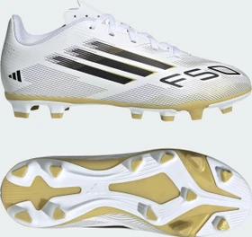 adidas F50 Club cloud white/core black/gold metallic (Junior)